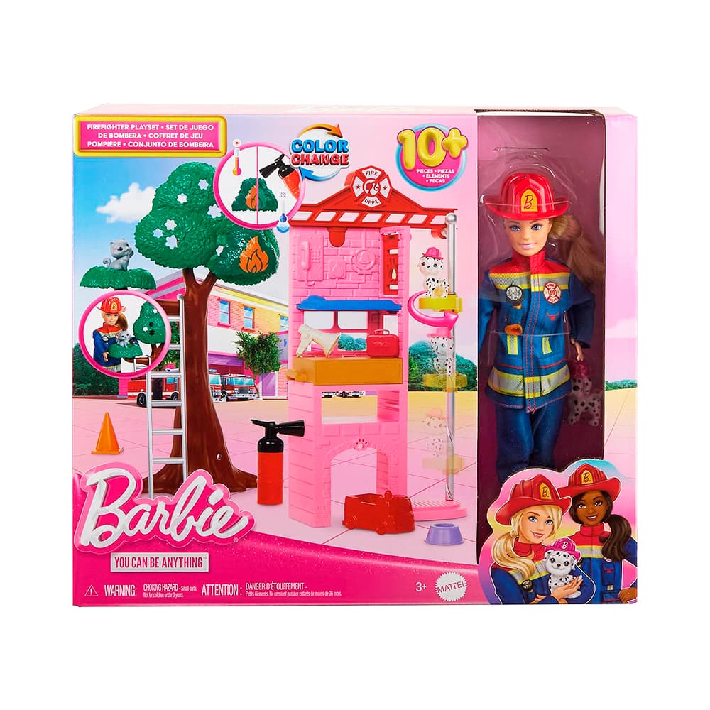 Anúncio: KIT DE JUEGO MATTEL BARBIE FIREFIGHTER PLAYSET HRG55-4LB