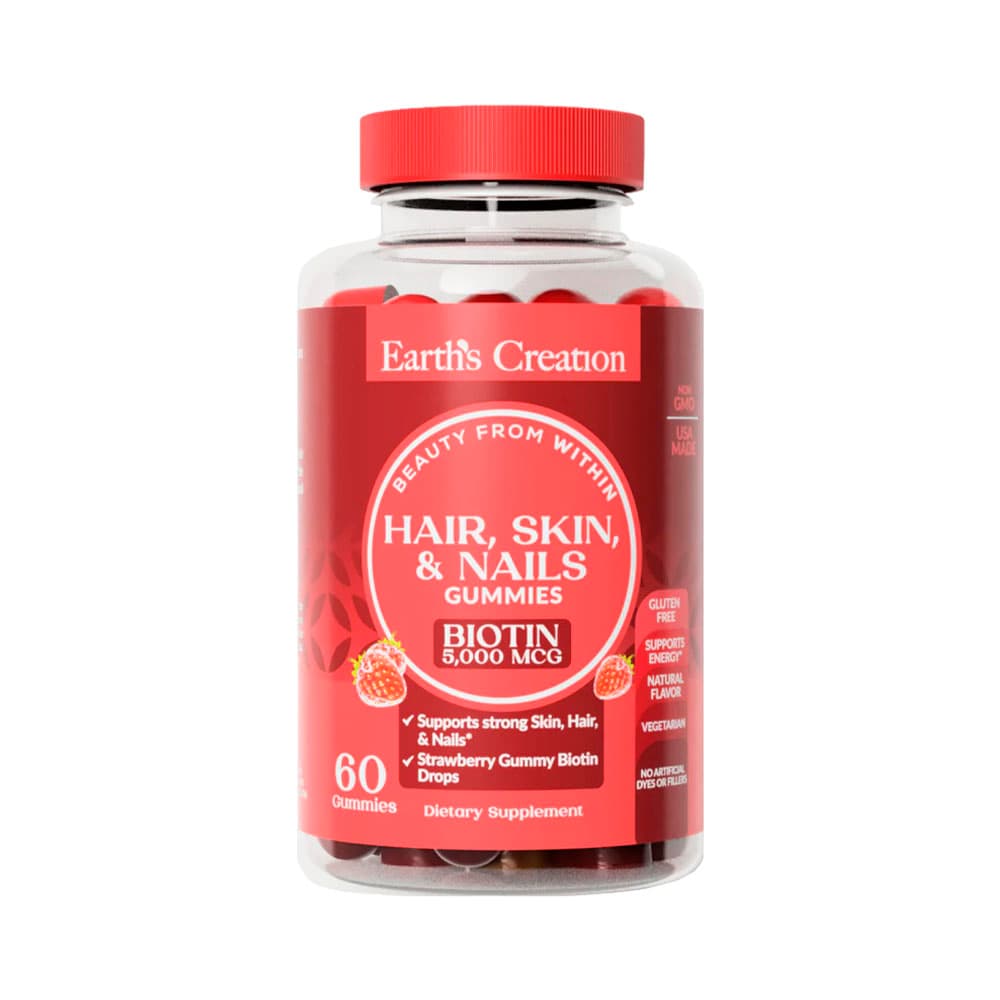 Anúncio: VITAMINA EARTH'S CREATION HAIR, SKIN & NAILS 60 GUMMIES