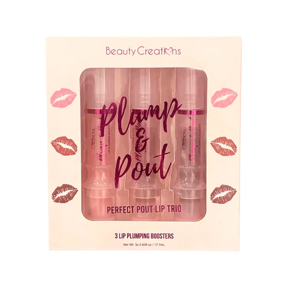 Anúncio: SET DE COSMÉTICOS BEAUTY CREATIONS PLUMP & POUT LIP PLUMPING BOOSTERS 3 PIEZAS