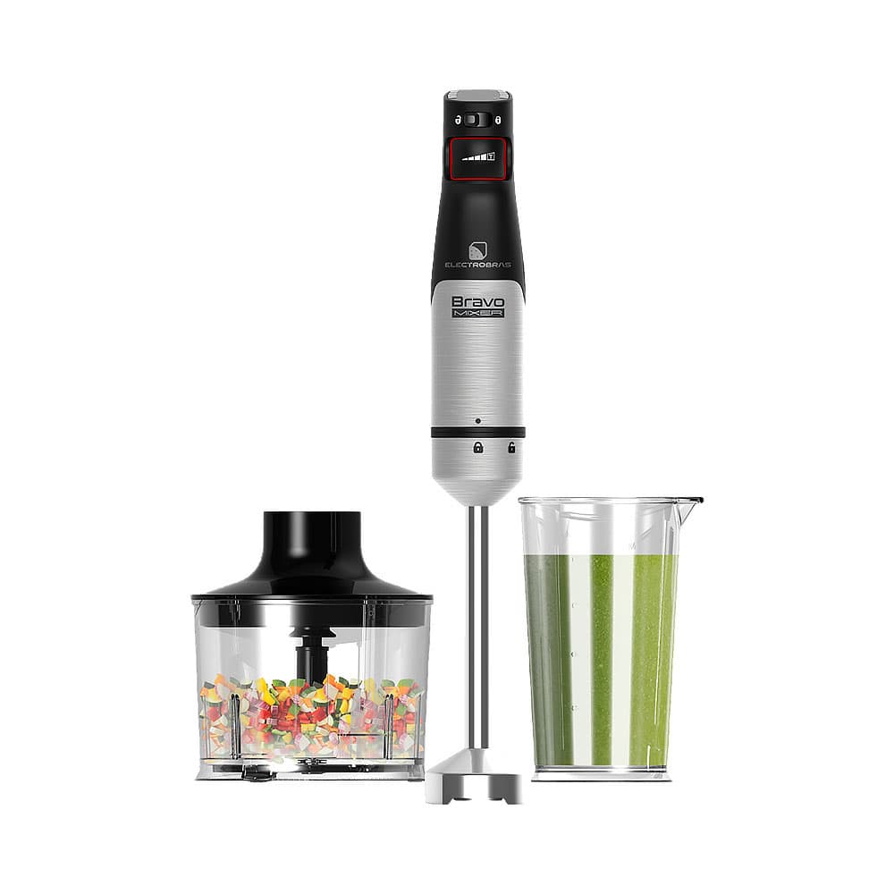 Anúncio: MIXER ELECTROBRAS BRAVO EBMX-1200 2 EN 1 1200W 110V NEGRO - PLATA