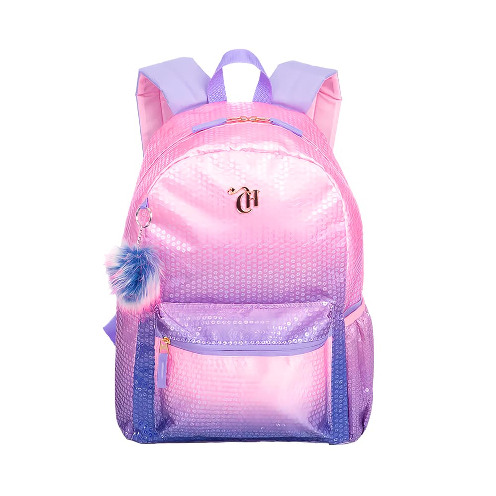 Anúncio: MOCHILA SESTINI CAPRICHO PAETÊ LENTEJUELAS 075965-08 ROSA LILA
