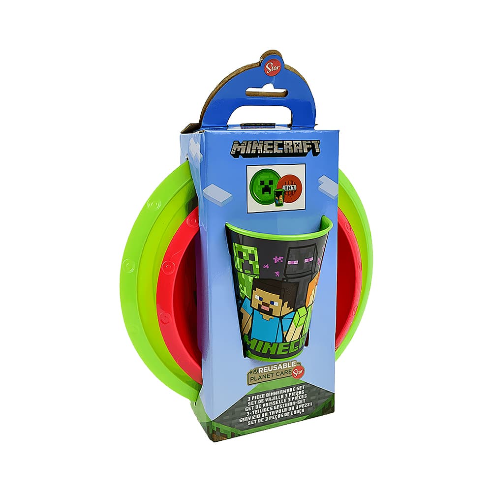 Anúncio: KIT DE CUBIERTOS STOR MINECRAFT 40410 3 PIEZAS