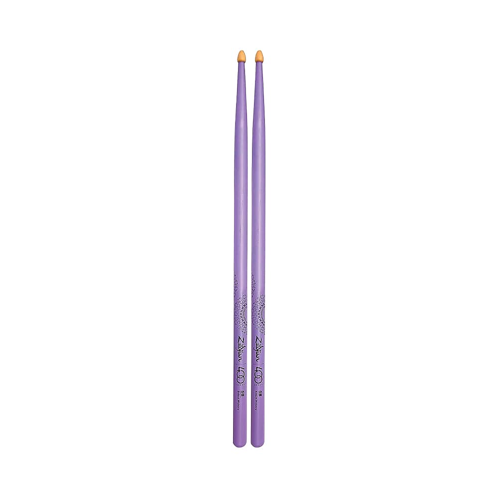 Anúncio: BAQUETAS DE BATERÍA ZILDJIAN LIMITED EDITION 400TH ANNIVERSARY 5B ALCHEMY ACORN TIP Z5BACP-400 PURPLE