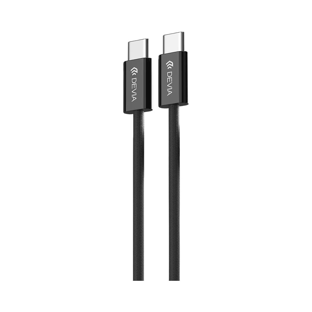 Anúncio: CABLE DEVIA SMART SERIES EC325 USB-C A USB-C 60 W 1 METRO NEGRO