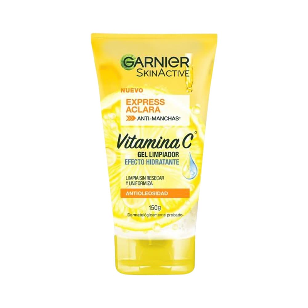 Anúncio: GEL LIMPIADOR GARNIER EXPRESS ACLARA VITAMINA C 150GR