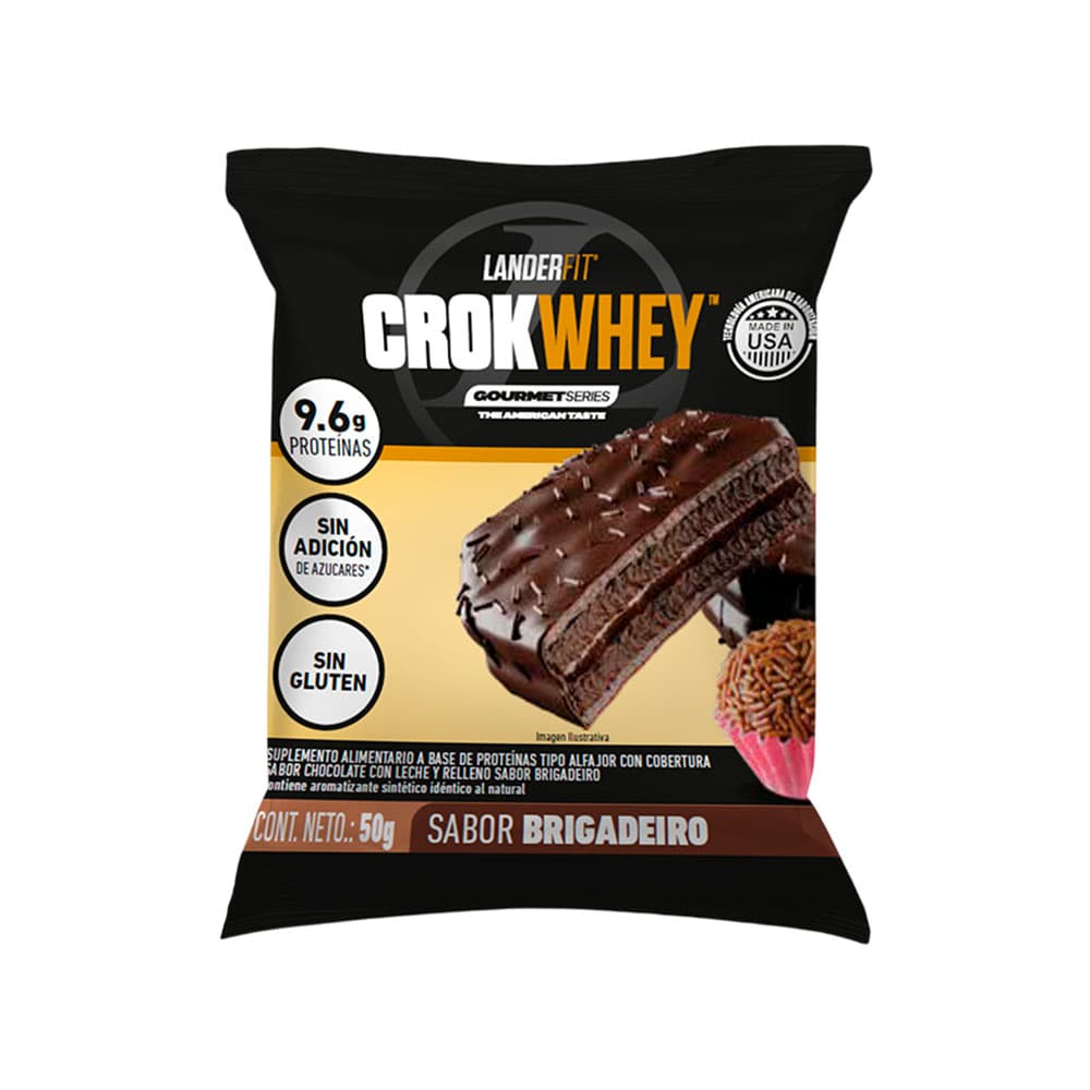 Anúncio: ALFAJOR LANDERFIT CROKWHEY BRIGADEIRO 50GR