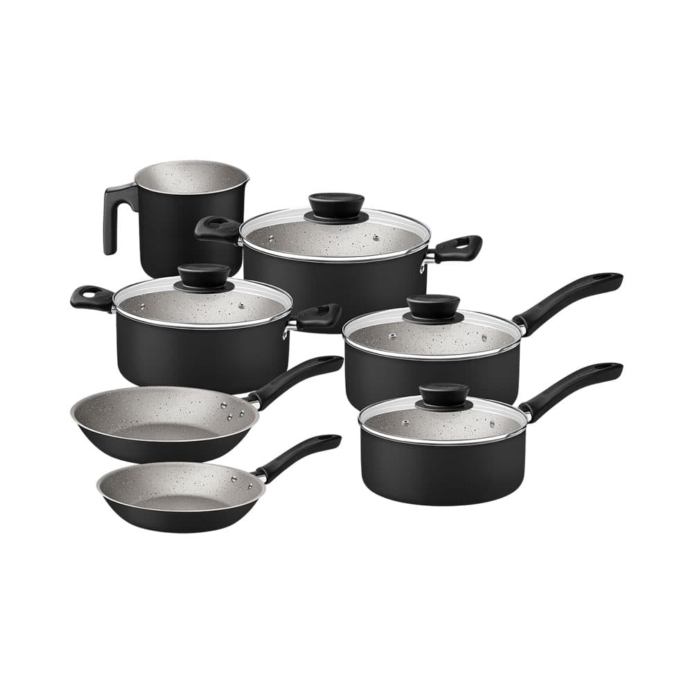 Anúncio: JUEGO DE OLLAS TRAMONTINA LINZ 28299/006 NEGRO 7 PIEZAS