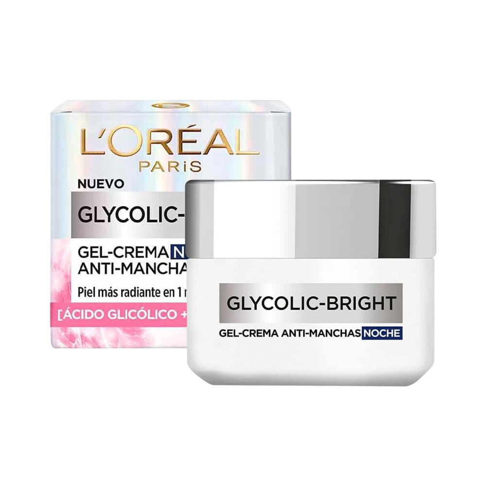 Anúncio: CREMA L'ORÉAL GLYCOLIC-BRIGHT ANTI-MANCHAS GEL NOCHE 50ML