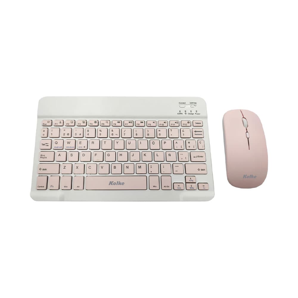 Anúncio: KIT KOLKE KEK-718 TECLADO Y MOUSE INALÁMBRICO ROSE