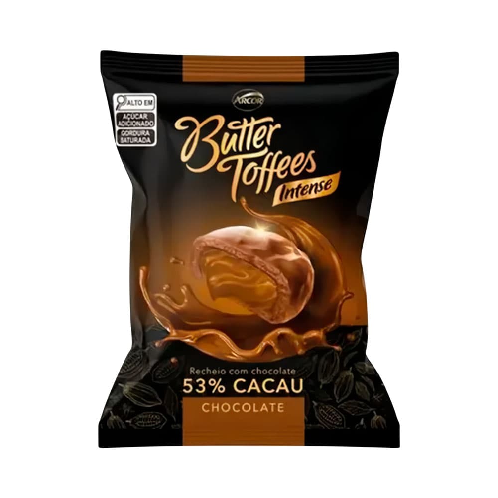Anúncio: CARAMELO ARCOR BUTTER TOFFEES INTENSE SABOR CHOCOLATE 90G