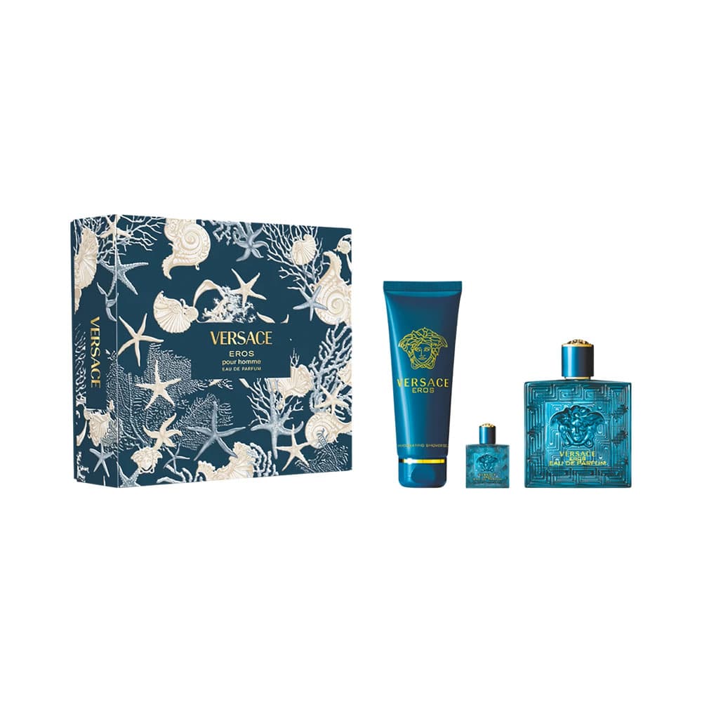 Anúncio: KIT PERFUME VERSACE EROS EDP 100ML + 5ML + SHOWER GEL