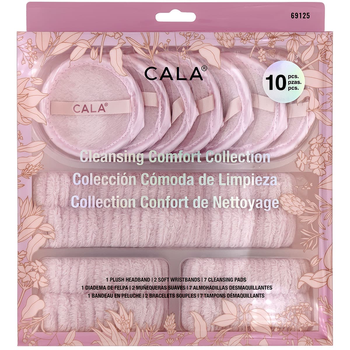 Anúncio: Cala Set Limpieza Facial Comfort Blossom Pink 10PCS 69125