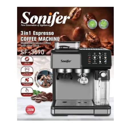 Anúncio: Sonifer Cafetera SF-3590 3EN1 1350W 220V 50/60HZ