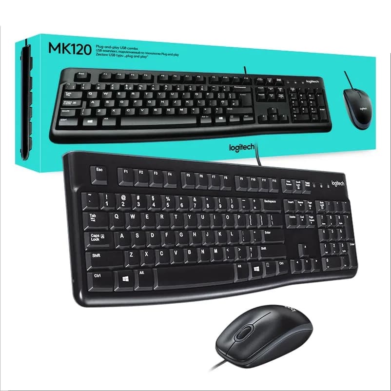 Anúncio: Logitech Teclado + Mouse MK120 Esp 920-004428 Negro