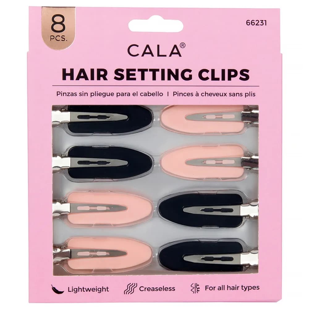 Anúncio: Cala Pinza De Cabello Sin Pliegue Rosa/negro