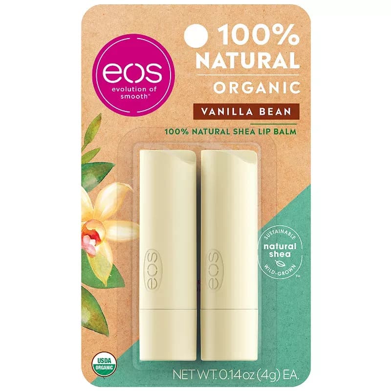 Anúncio: Eos Balsamo Labial Lip Natural Vainilla Bean C/2