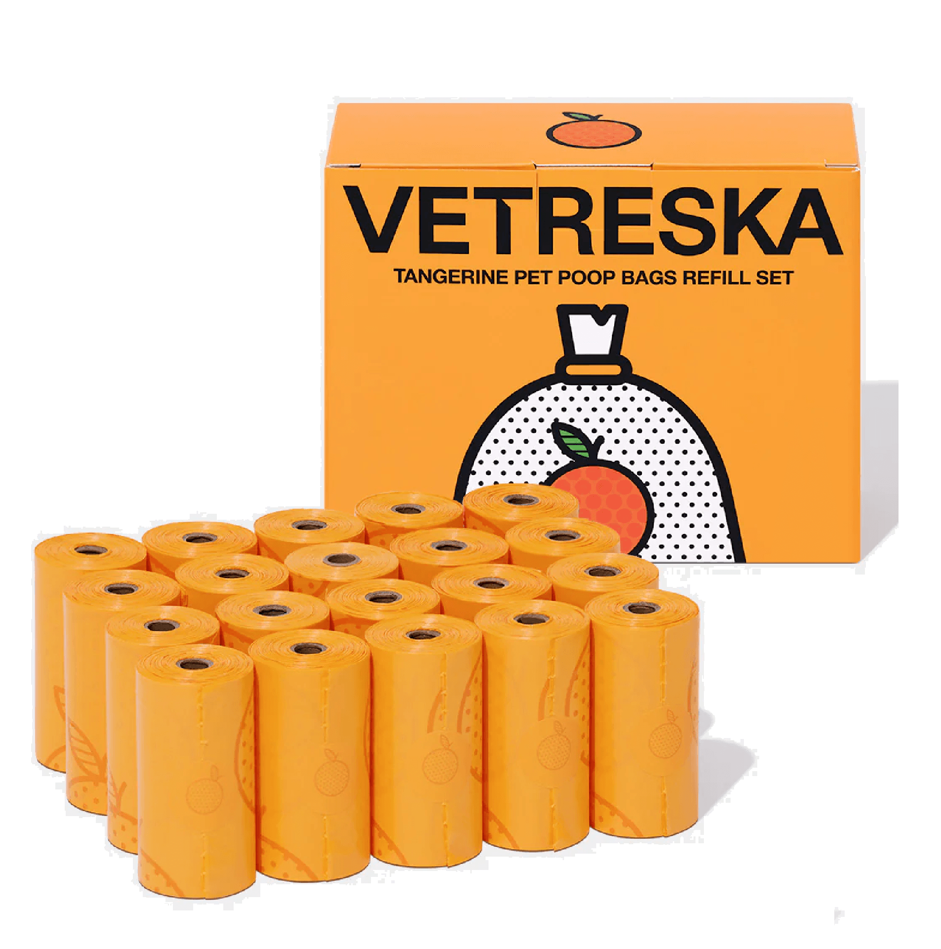 Anúncio: Vetreska Bolsa P/excremento De Mascota Tangerine 20 Rol