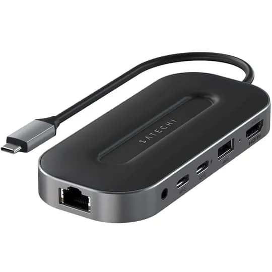 Anúncio: Satechi Acs Informatica Hub ST-U4MGEM USB4 Multiport W2.5G Ethernet Metal 10.8 Cm X 4.2 Cm X 1.3 Cm S/c