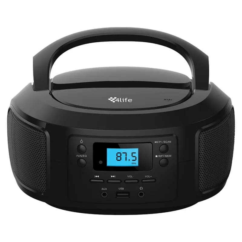 Anúncio: 4LIFE Toca Cd FLD04 Usb/aux/fm/bt/bivolt Negro