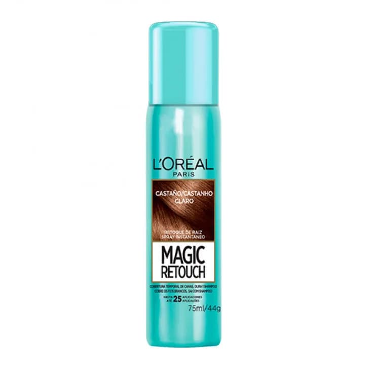 Anúncio: Loreal Tinte P/pelo Magic Retouch Spray Castaño Claro 75ML