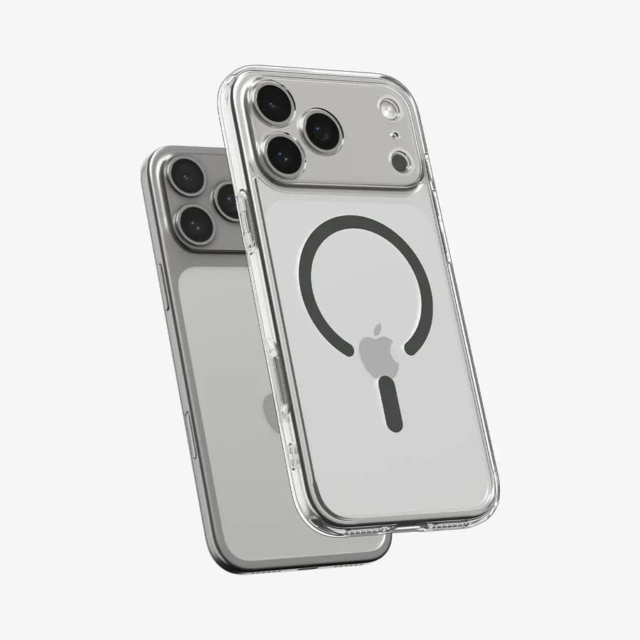 Anúncio: Spigen Capa iPhone 17 PRO MAX Crystal Hybrid Clear ACS09600 Graphite