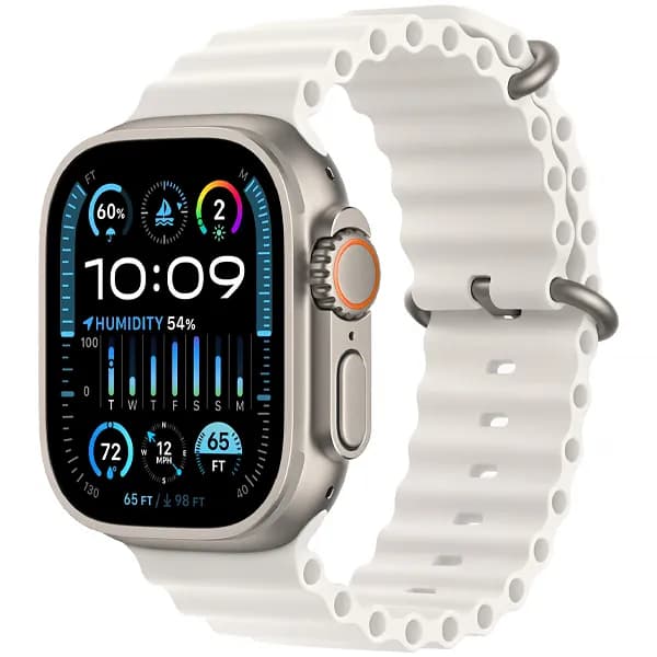 Anúncio: Apple Reloj Smart Watch ULTRA2 49MM Cell MREJ3LW/A Titanium/ Ocean Band Metal Watchos 10 Blanco