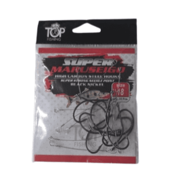 Anúncio: Top Fishing Anzuelo Encastrado T18/10PCS Black Nickel