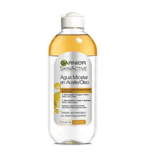 Anúncio: Garnier Desmaquillante Facial Skinactive Agua M. En Aceite 400ML