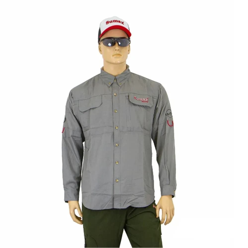 Anúncio: Sumax Camisa De Pesca BSW2301-G Ventilada Mang.larga Gris (t) XXL