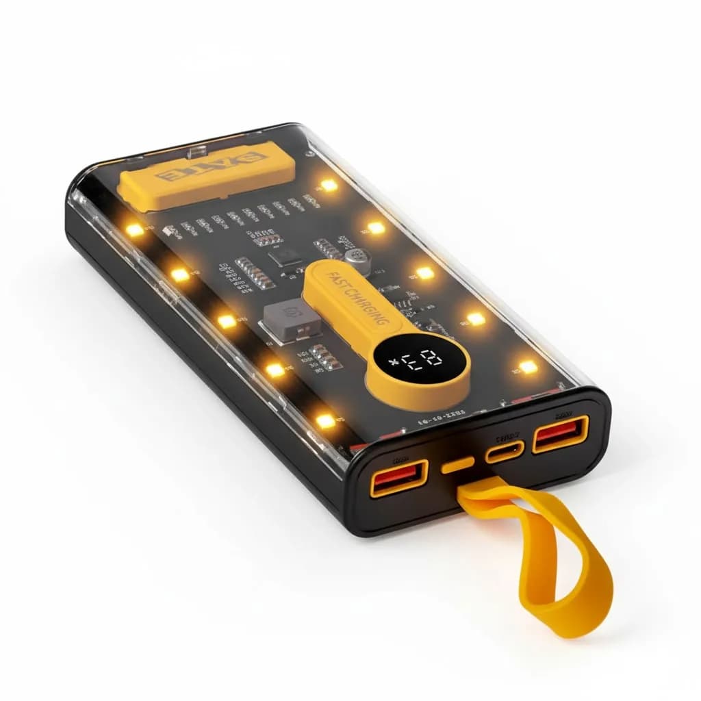 Anúncio: Satellite Cargador Portatil A-PB410005Q 10000MAH 22.5W /trans Negro/amarillo/transp