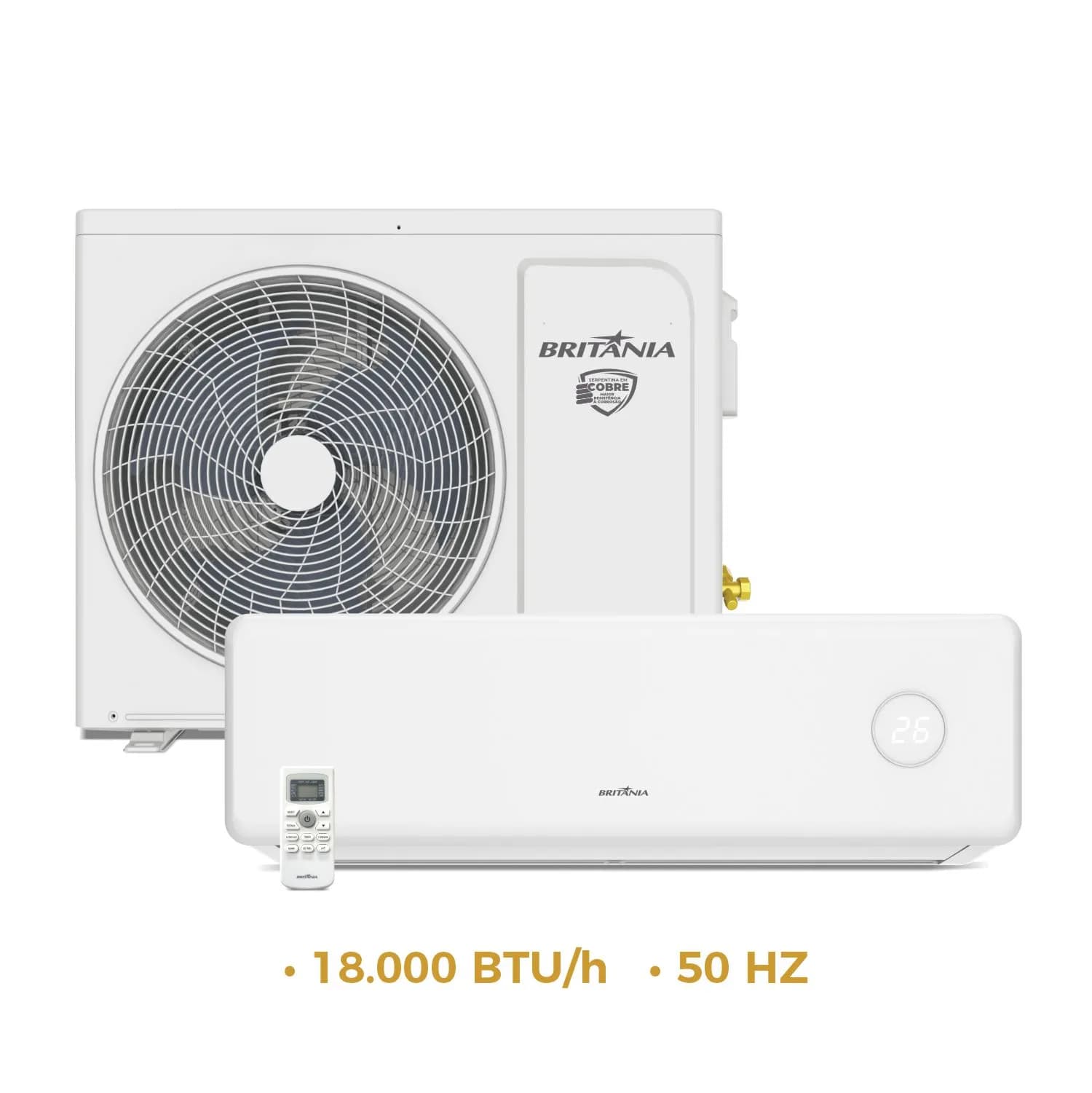 Anúncio: Britania Aire Acondicionado BAC18PYI Py-ar 18000BTU 220V/50HZ