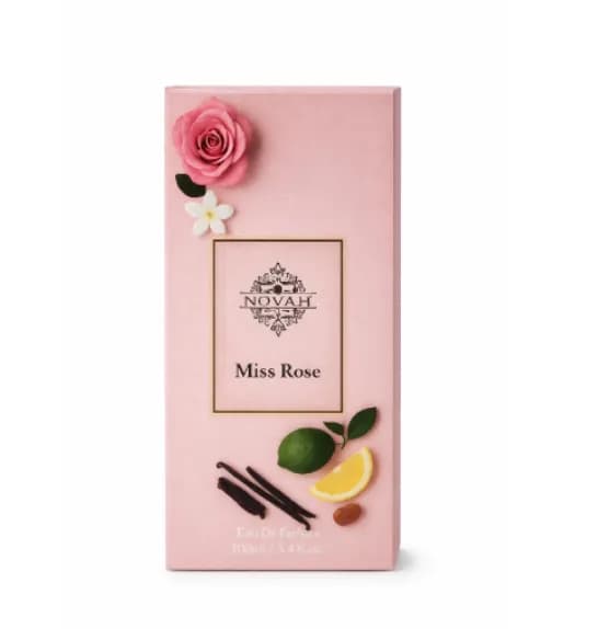 Anúncio: Novah Perfume Miss Rose F Eau De Parfum 95ML