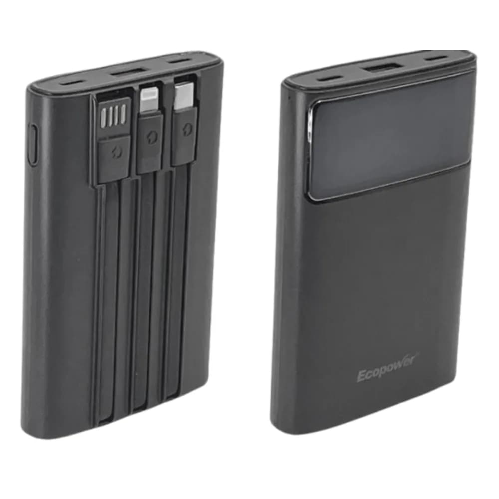 Anúncio: Ecopower Cargador Portatil EP-C505 12000MAH Negro