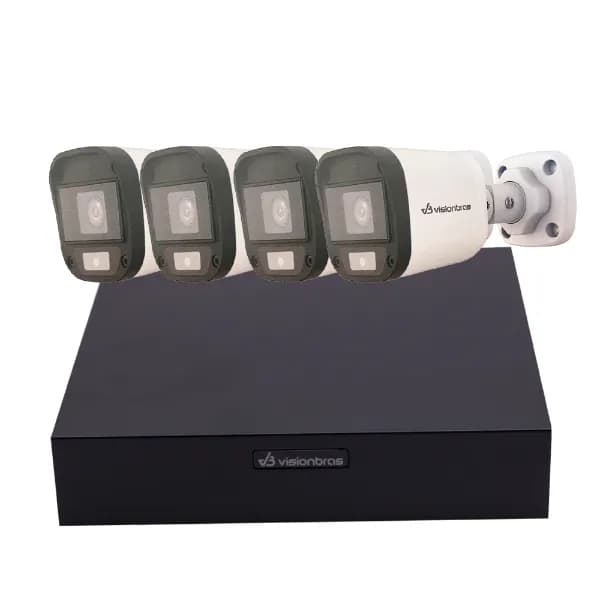 Anúncio: Visionbras Cctv Dvr Kit 800 VB-KIT800 H.265 1080P Fullcolor