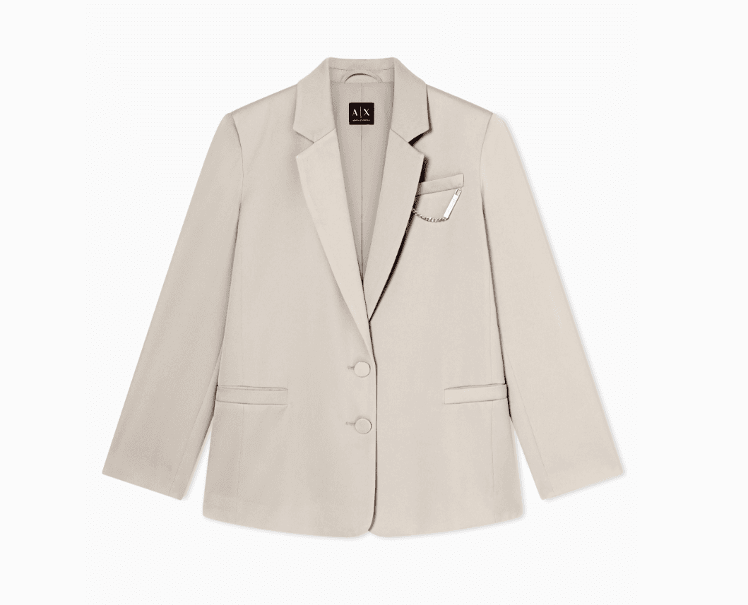 Anúncio: Armani Exchange Blazer Fem XW001953 AF21553 U6223 (12) Beige