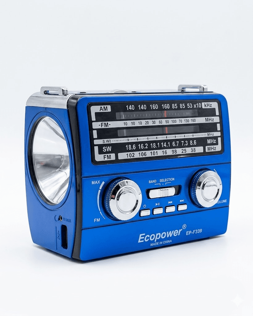 Anúncio: Ecopower Radio EP-F339 Usb/sd/fm/bt Azul