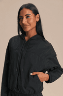 Anúncio: Live Chaqueta Fem Long Nylon 61877 Negro (t) L