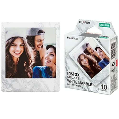 Anúncio: Fujifilm Film Instax 10 Pack P/ Instax Square White Marble