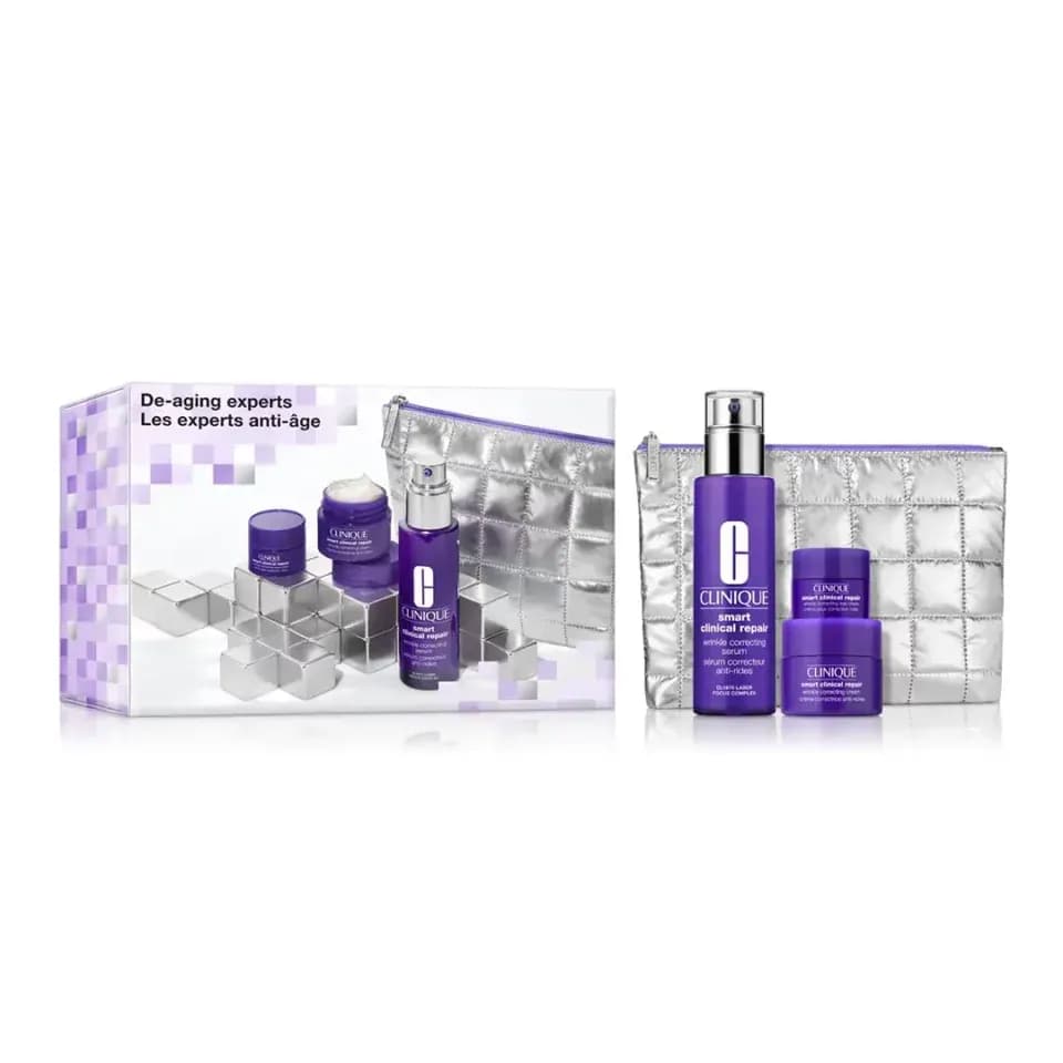 Anúncio: Clinique Kit De Cuidado Facial De-aging Experts