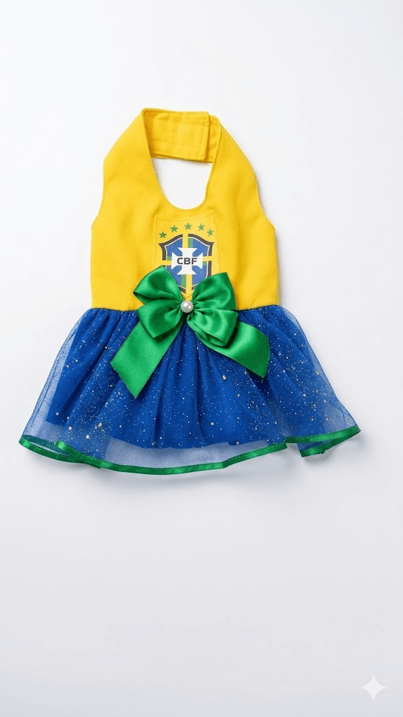 Anúncio: Original Vestido Seleccion Brasil Pet T (m)