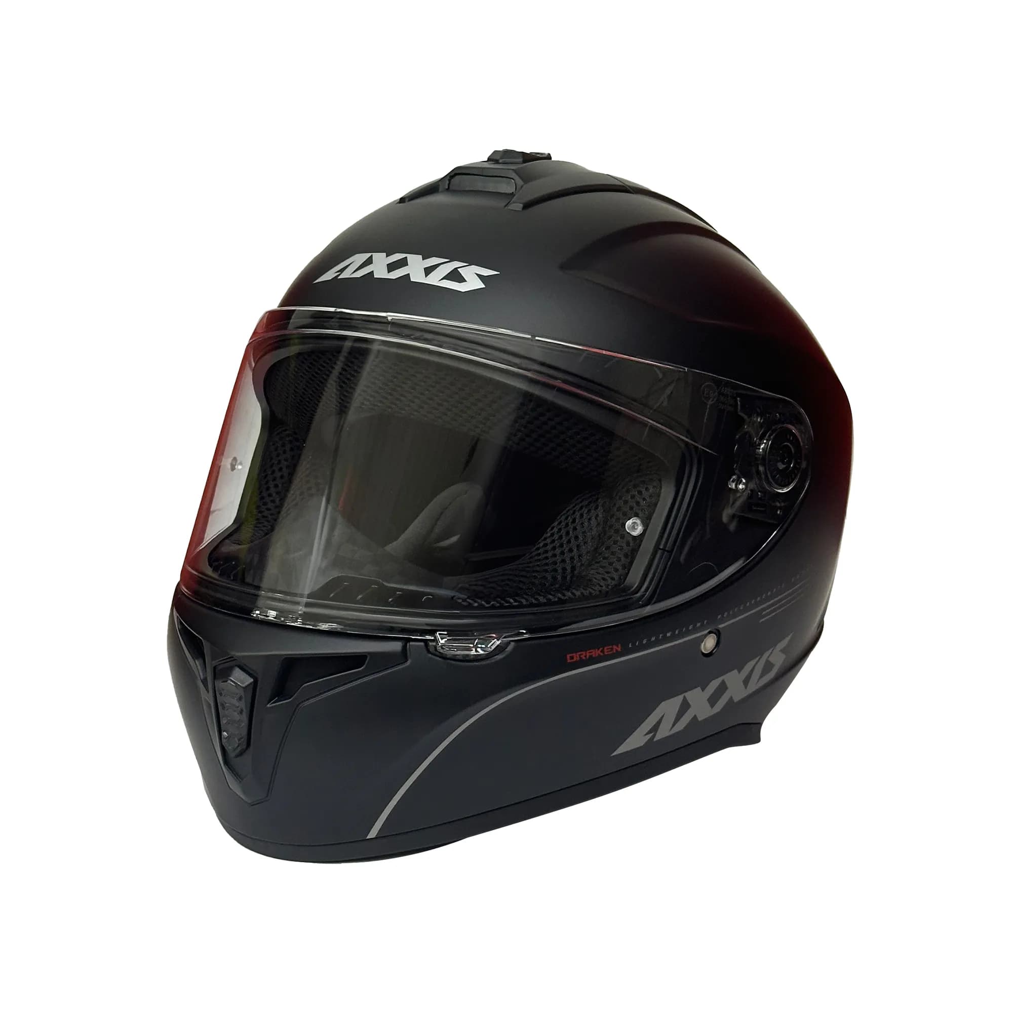 Anúncio: Axxis Casco Draken S Solid V.2 A11 Negro Mate XXL