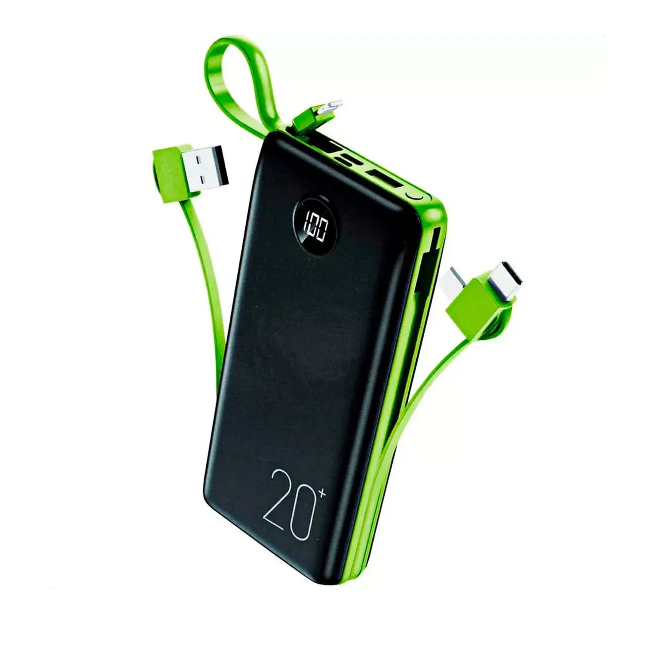 Anúncio: A'gold Cargador Portatil PRO BTE-02 74W 20000MAH (anatel) Negro/verde