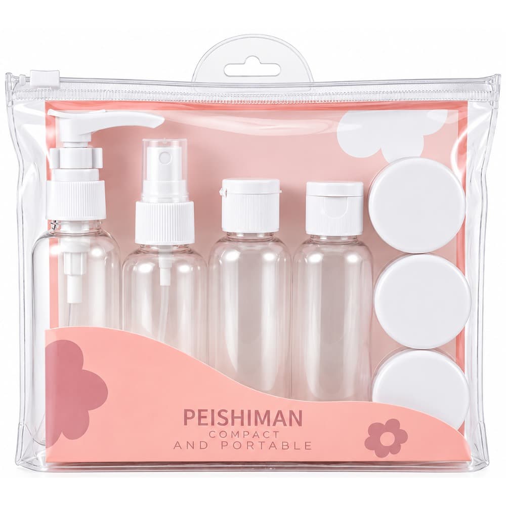 Anúncio: Original Set De Envases Recargables K64849-1 Blanco 60ML 7PCS