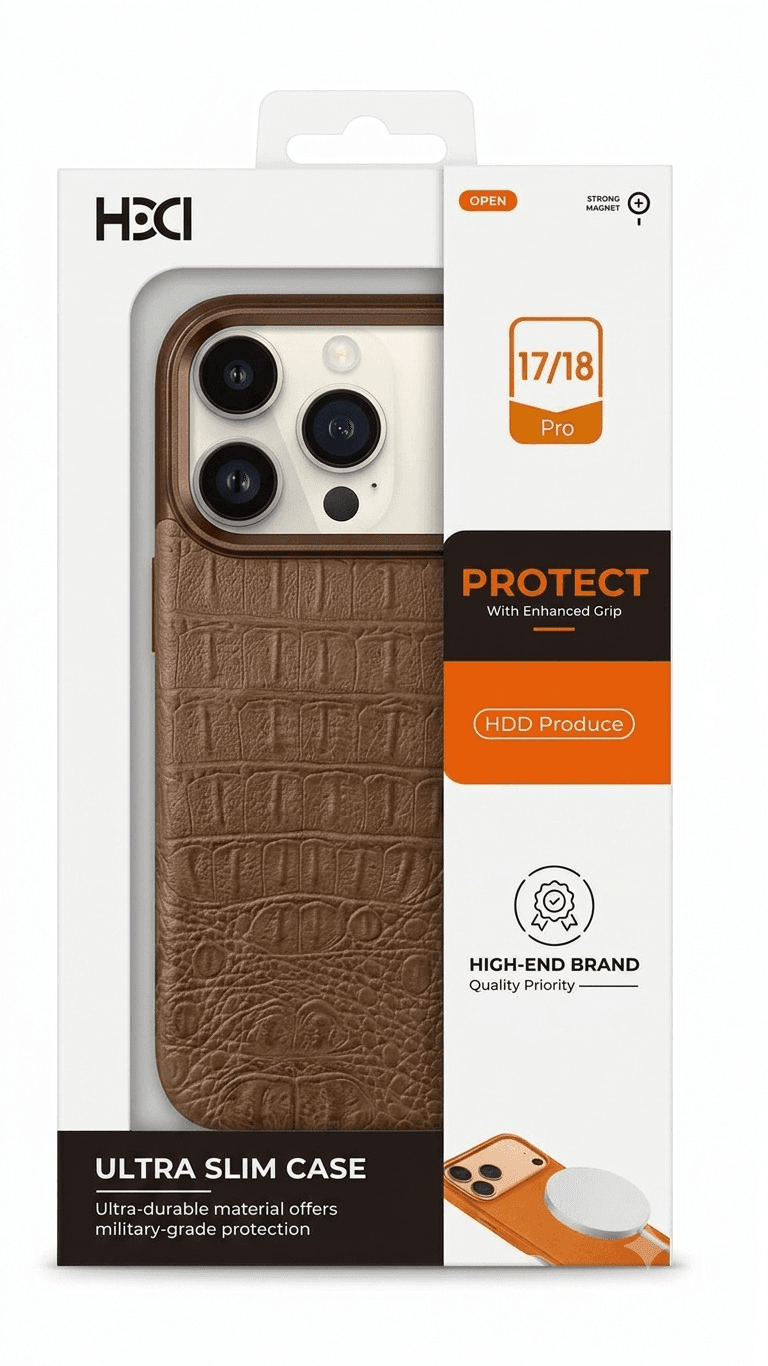 Anúncio: HDD Capa HBC-292 iPhone 18 PRO/17 PRO Dark Brown