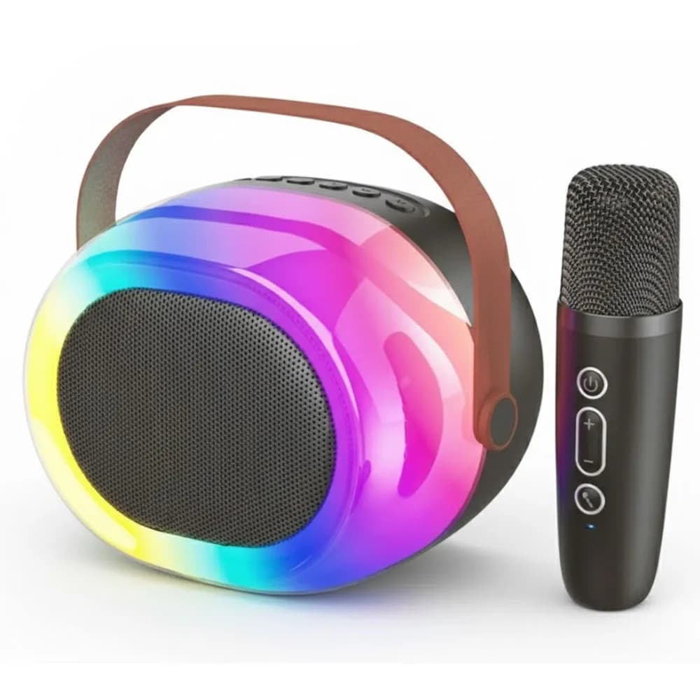 Anúncio: Ecopower Speaker EP-2326 RGB 10W/BT/USB/SD/AUX/KARAOKE/MICROFONO Negro