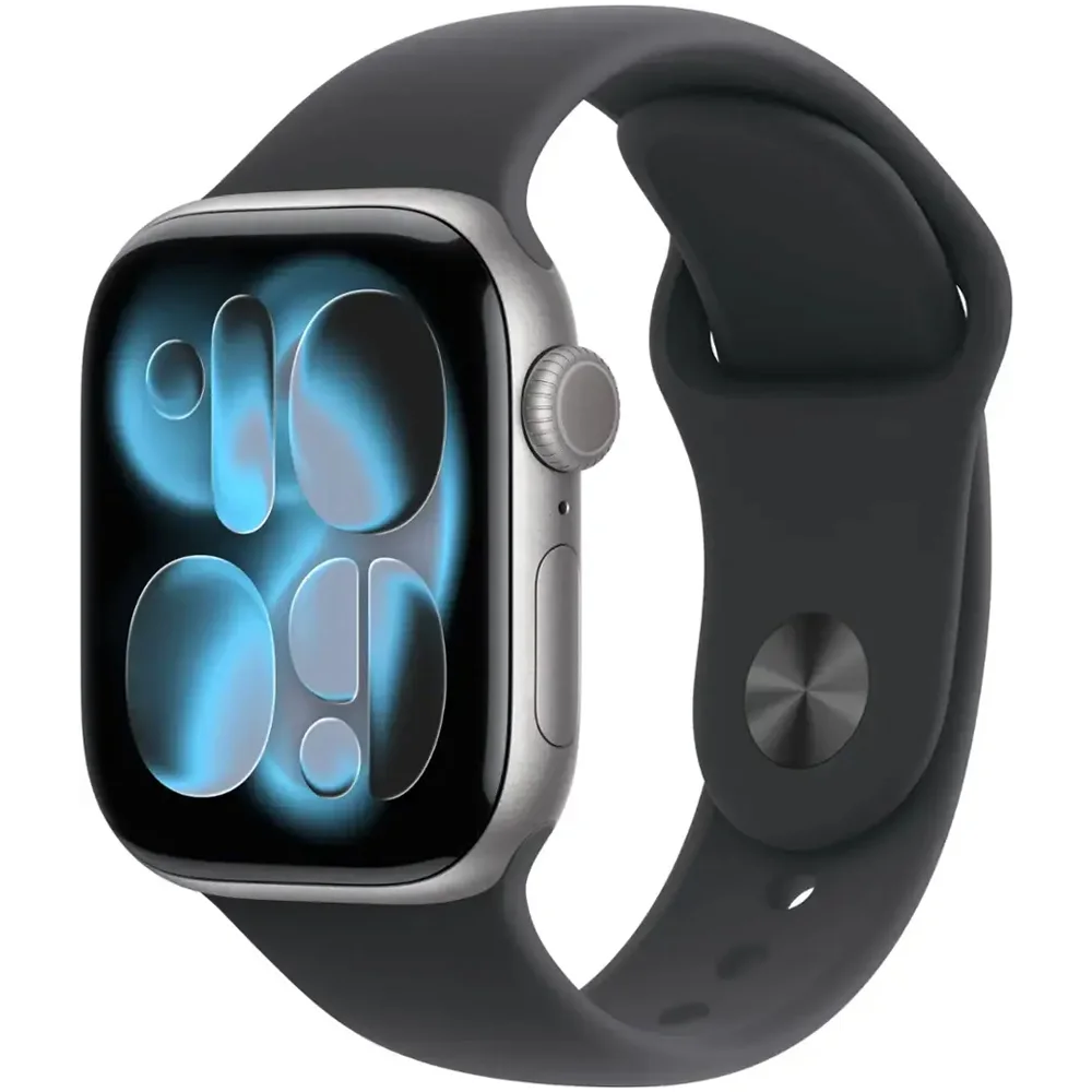 Anúncio: Apple Watch Series 11 42mm GPS MEQW4LW/A Aluminum Silver/Sport Band Space Gray S/M (49619)