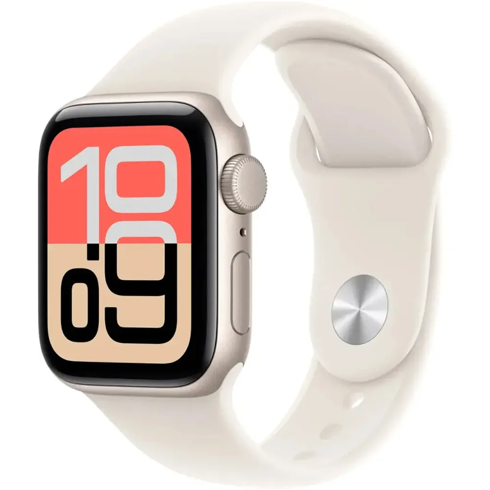Anúncio: Apple Watch Se 3 40mm GPS MEH54LW/A Aluminum Starlight/Sport Band Starlight M/L