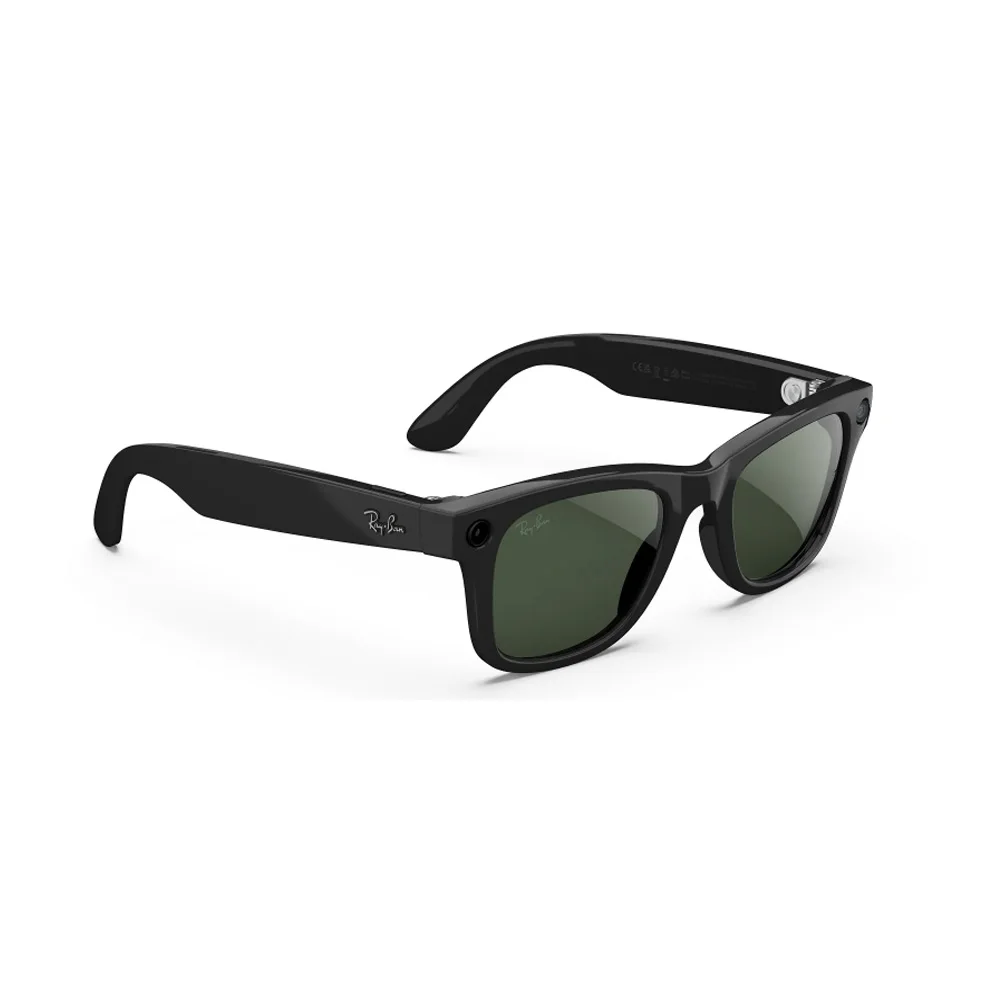 Anúncio: OCULOS RAY BAN META WAYFARER RW4008 F-MATTE BLACK L-CLEAR TO GRAPHITE GREEN