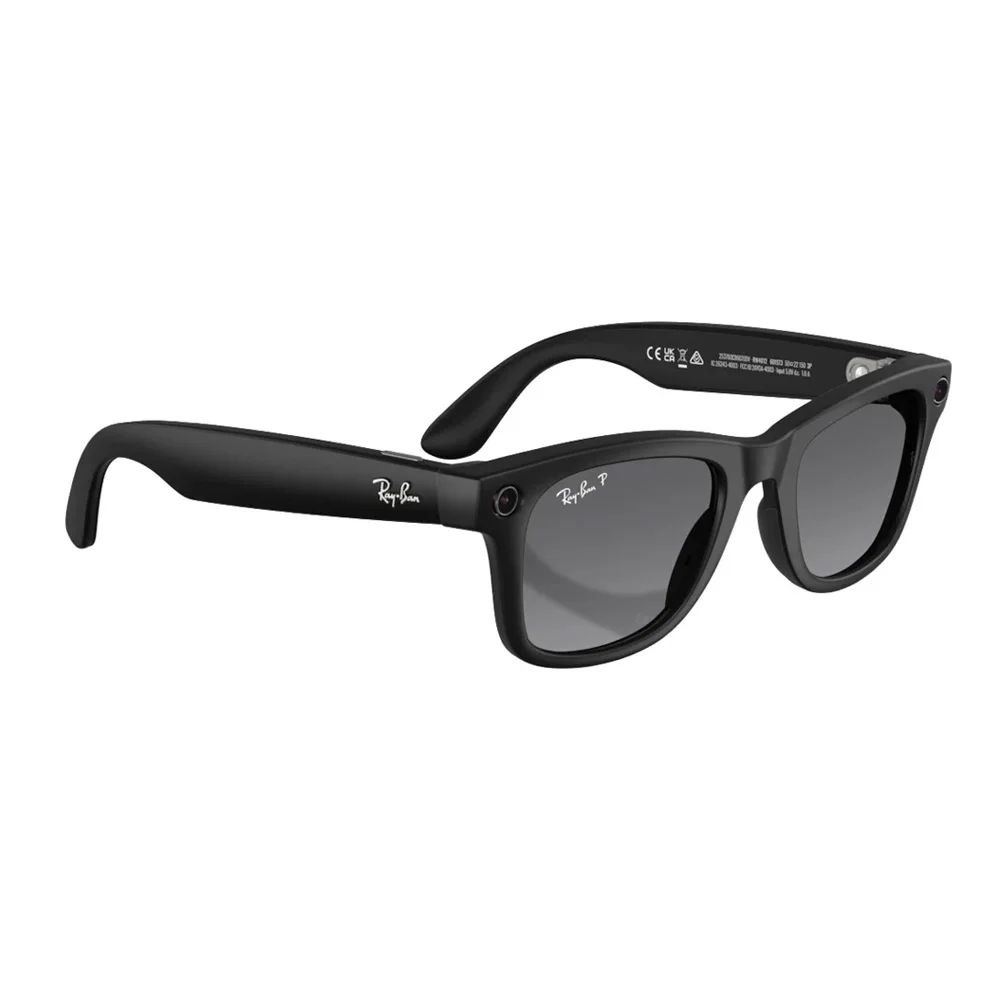 Anúncio: OCULOS RAY BAN META WAYFARER GEN 2 RW4012 STANDARD F-MATTE BLACK-POLARIZED L-GRADIENT GRAPHITE LENSES