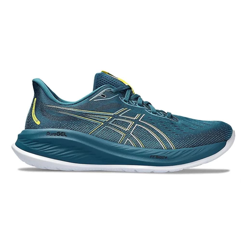 Anúncio: 1011B792.400-9.5-ASICS CALÇADOS ESPORTIVOS MASCULINO RUNNING GEL_CUMULUS_26 EVENING_TEAL/BRIGHT_YELLOW